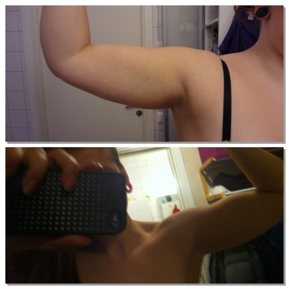 Copyright @ Ninni Undén || Före och efter bilder: Biceps